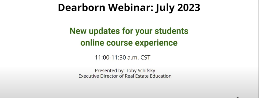 New Updates for Your Students Online Course Experience